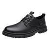 Men's Leather Shoes Men's Casual Leather Shoes Comfortable and Breathable Men's Shoes Work Shoes Tooling Shoes Rain Shoes