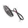 12V 15 LED Motorcycle Brake Stop Running Tail Light Rear Light ATV Dirt Bike Universal Smoke