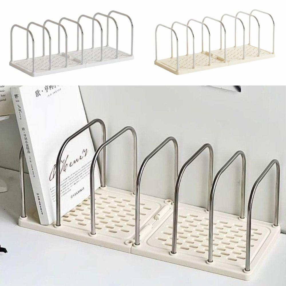 Divided Desktop Bookshelf Detachable Book Stand New Storage Rack  Office Desk
