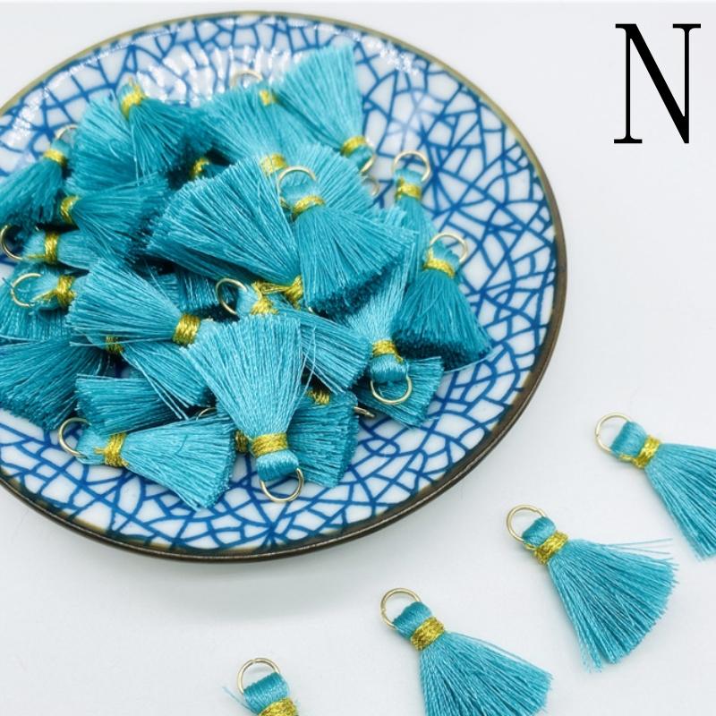 100-10pcs Polyester Trim Fringe Tassel Sewing Curtains Accessories DIY Keychain Cellphone Straps Pendant Tassels Jewelry Making