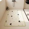 Cartoon Cute Bathroom Anti-slip Mat Children's Shower Room Bath Anti-fall Suction Cup Pad Household Toilet Floor Mat