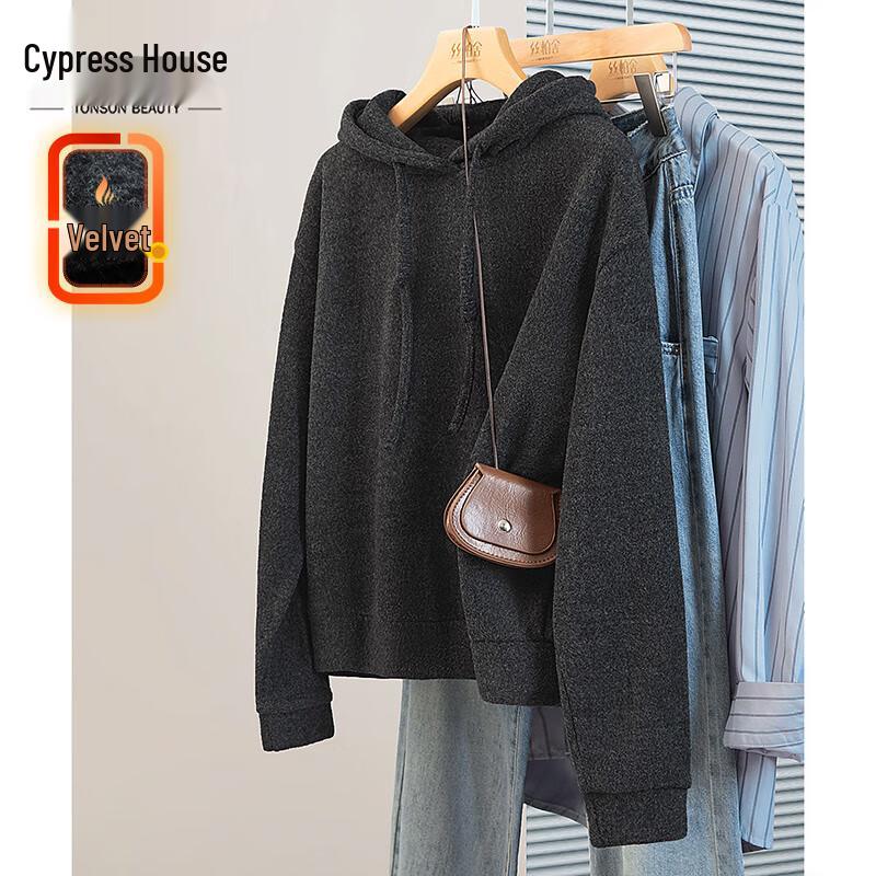 

Women s Casual Hooded Long-Sleeve Sweatshirt One Size