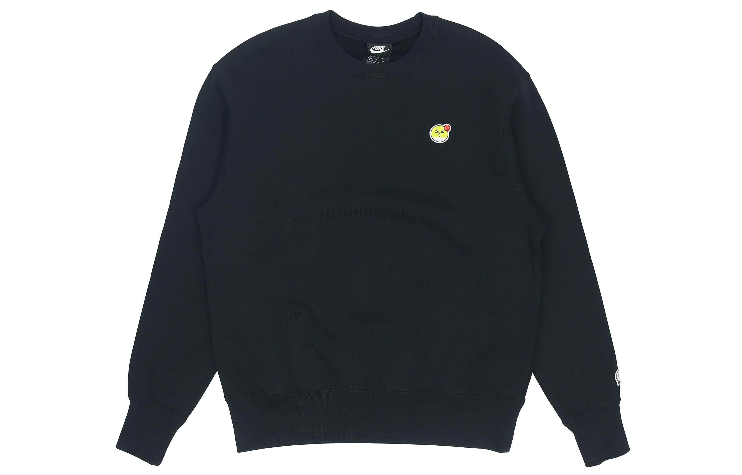 

Nike Sweatshirts Men s Black Crew Neck Moderate Regular CZ2362-010 L