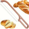 40cm/15.75inch Bread Bow Saw for Slicing, Serrated Sourdough Bread Slicer with Wooden Handle-Bread Cutter, Bread Cutter