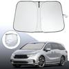 Custom Windshield Sun Shade for Honda Odyssey LX EX EX-L 2018-2025 Window Sunshade Sun Visor Protector Foldable Blocks UV Rays