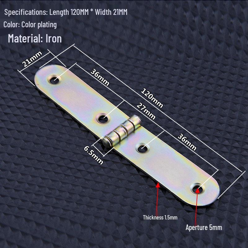 Galvanized Iron Flip-Up Hinge for Industrial Cabinets and Wooden Boxes