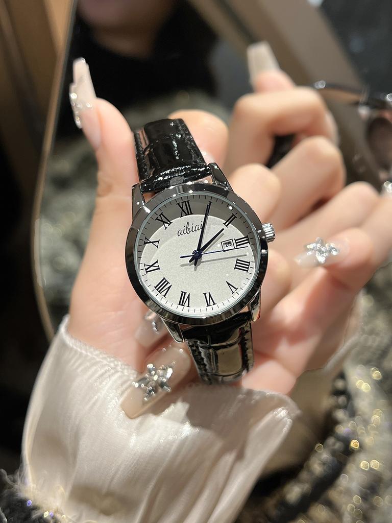 Generation Spot New Xiangshiman Quartz Movement Unisex Stainless Steel Band Watch 30M Water Resistant Fashion Simple Student