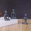 Decor, Yoga Pose Statue Home Decoration, Figurine for Spiritual Room 3pcs Gift