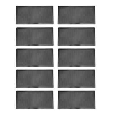 10pcs PC Fan Dust Mesh Filter PVC Computer PC Case Dust Proof Filter Cover Magnetic Black 120x240mm