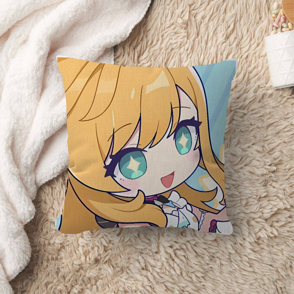 Game Genshin Impact Escoffier Personalized Pillow Cover Kids Bedroom Wild Party Decor Pillowcase Kid Birthday Shower Gift
