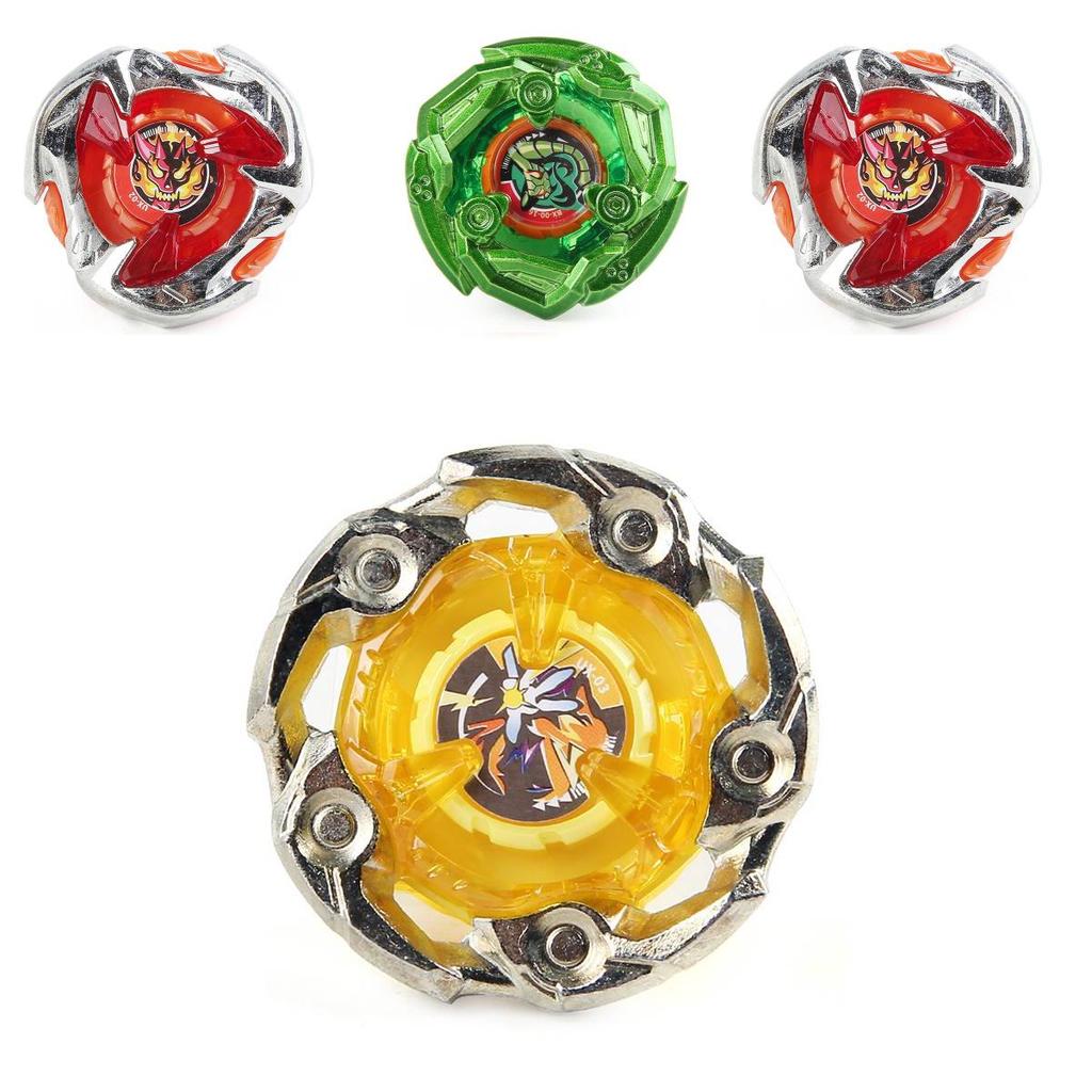 Vibrant Red Alloy Spinning Top Toy Single Pack Non-electric Battle Gyro For Kids