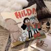 H-Hilda Cartoon Girl Pillowcase Toon Gift Cushion Cover Bedroom Home Sofa Chair Seat Decor Pillow Case