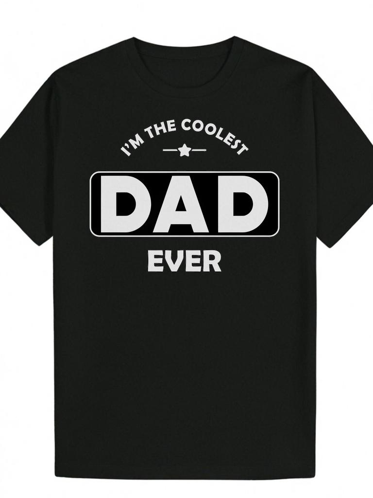Round Neck Polyester (Polyester) Letter Print T-shirt