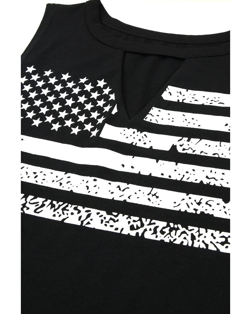 Azura Exchange American Flag Print Tank Top