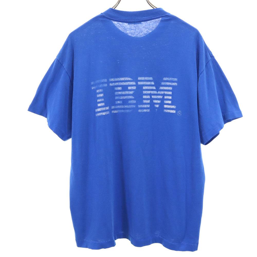 HeF-T 90s Made In USA IBM Print Short Sleeve Corporate T-shirt Men's Used
