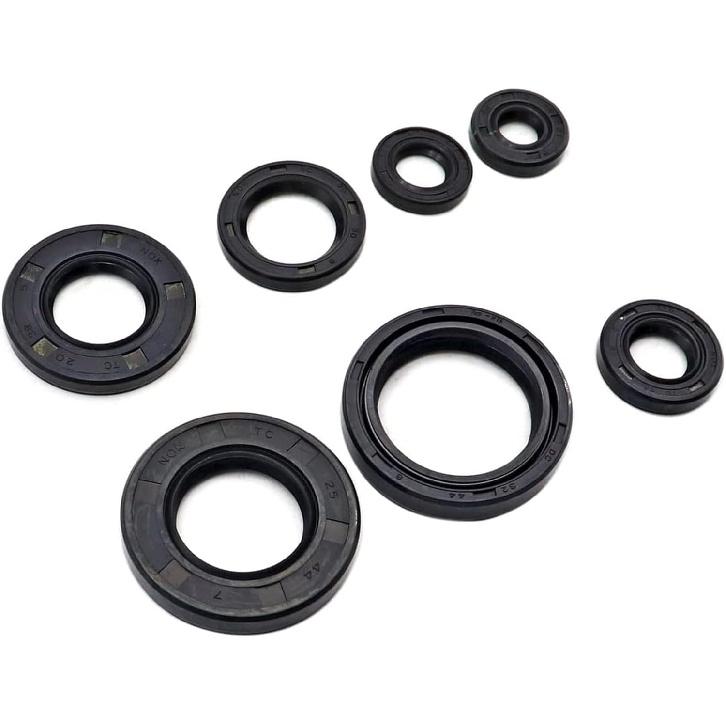 FZJDSD Engine Crank 7 Piece Oil Seal Set Kit Compatible with Yamaha Blaster 200 YFS200 1988-2006 Replace M564-A029