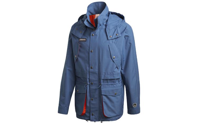 Adidas Originals STANDISH Куртки Мужские Синие С Капюшоном Умеренные Другие FR9280 XS