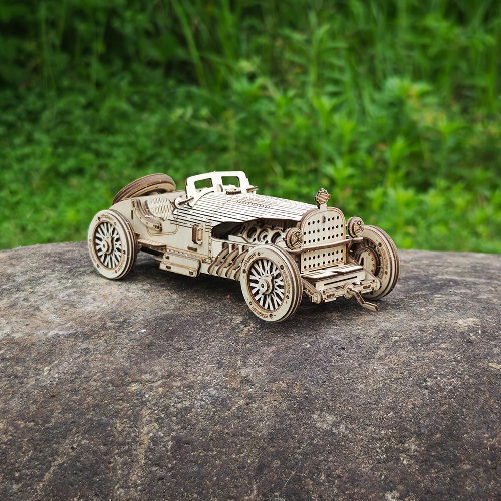 (2pcs)3D Puzzle Diy Wooden Toy Assembly Model Adult Birthday Halloween Christmas Gift