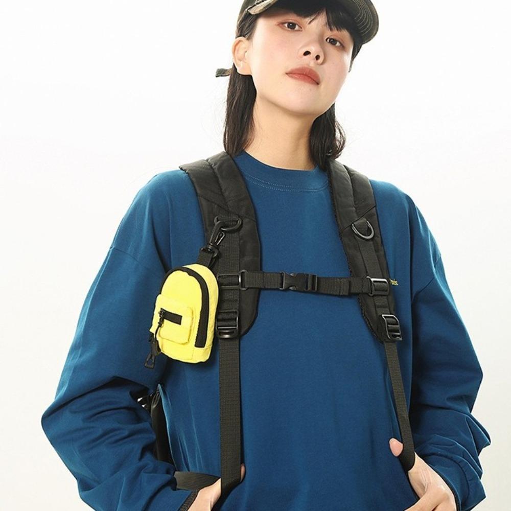 Multifunction Hanging Neck Coin Purse Nylon Lipstick Earphone Bag Lanyard Shoulder Bag  Sports