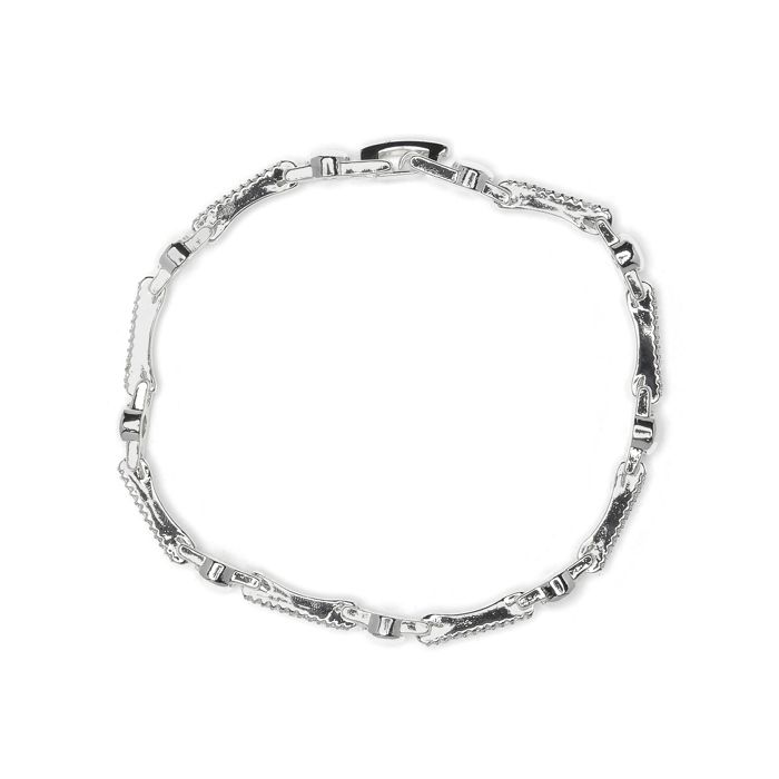 Bracelet - LUXENTER - Rarix - Brilliant Zirconia - Rhodium Finish - 18 Cm