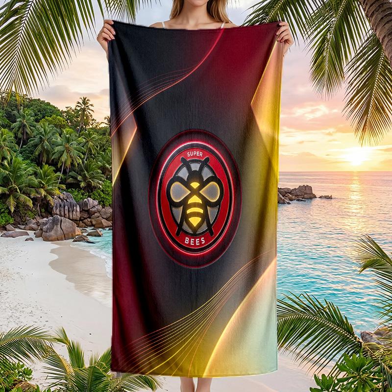 Brentford Football Beach Towel Soft Microfiber Summer Towel Quick Dry Absorbent Towel for Beach Swimming Pool Travel