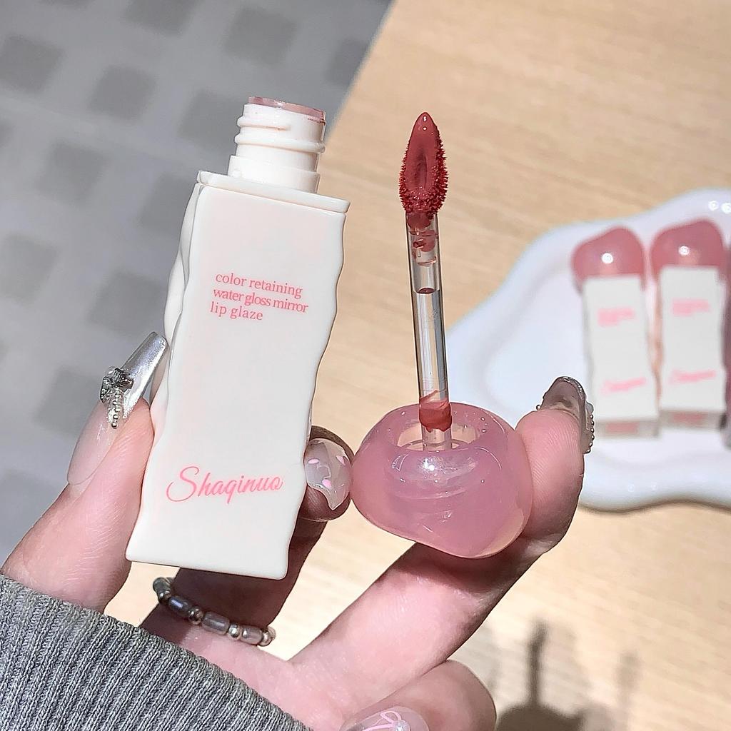 Mirror Gloss Lip SHAQINUO Hydrating, Long-Lasting Color with Luminous Mirror Finish for Glossy and Vibrant Lips All-Day Wear