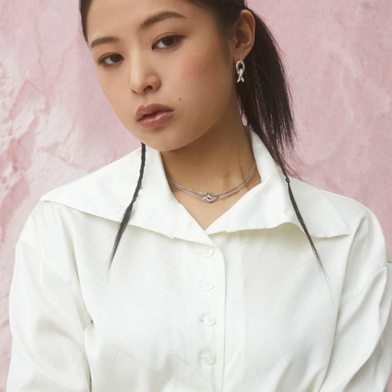 NEUF PIECE TWISTED HEART NECKLACE