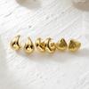 Starfish Starfish Earrings Golden Seashell Dangle Earrings Retro C-Shape Earrings Set  Summer