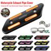 Universal 1Pc Colorful Off-road Motorcycle Exhaust Silencer Tube Heat Shield Protector Protection Pit Cover Tube Accessories