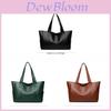 Big Tote Bag For Women Pu Leather Large Capacity Handbag With Top Zip Closure For Daily Use