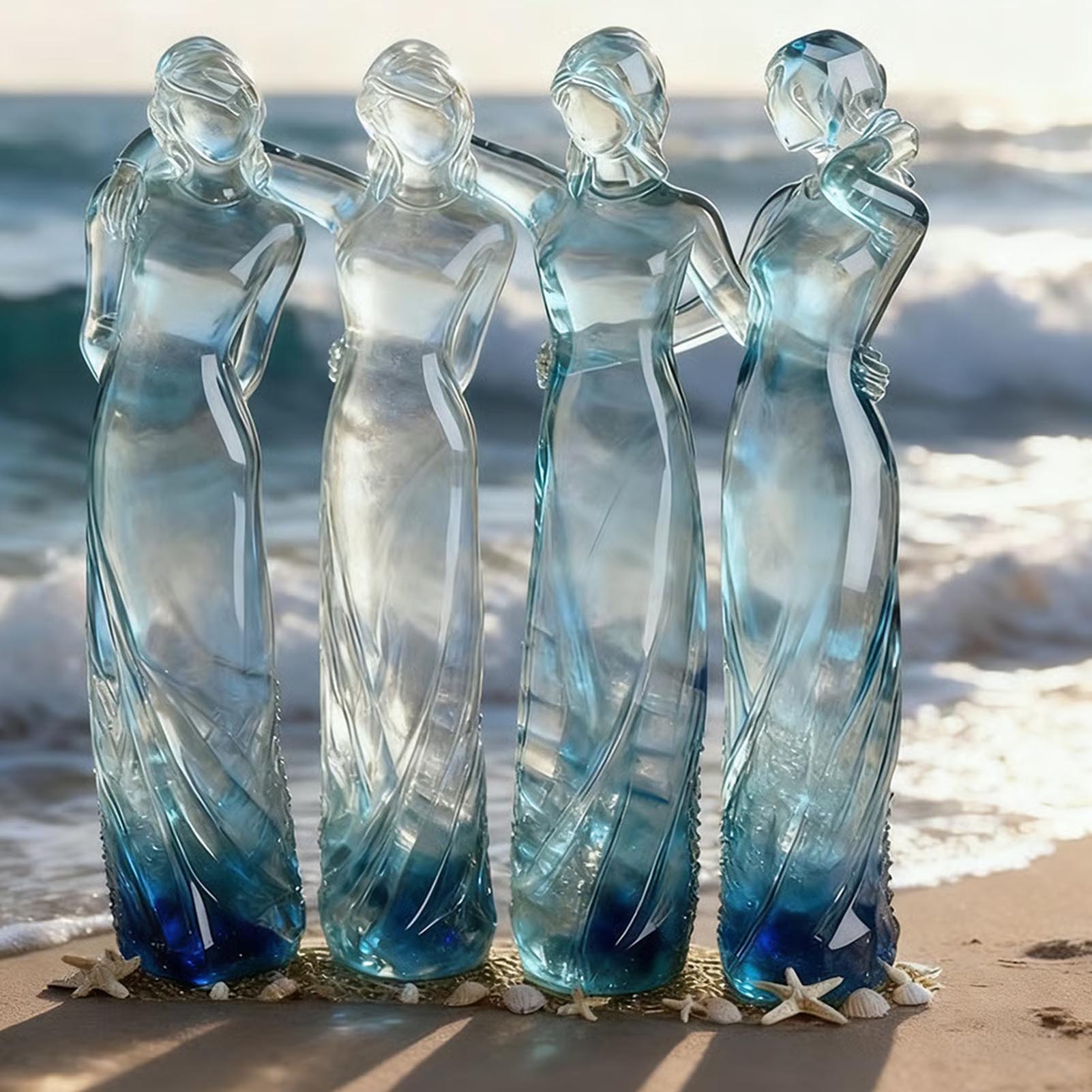 

Сестры рядом со мной Празднует дружбу Скульптура сестер День рождения друга На особый День дружбы Для женщины One Size