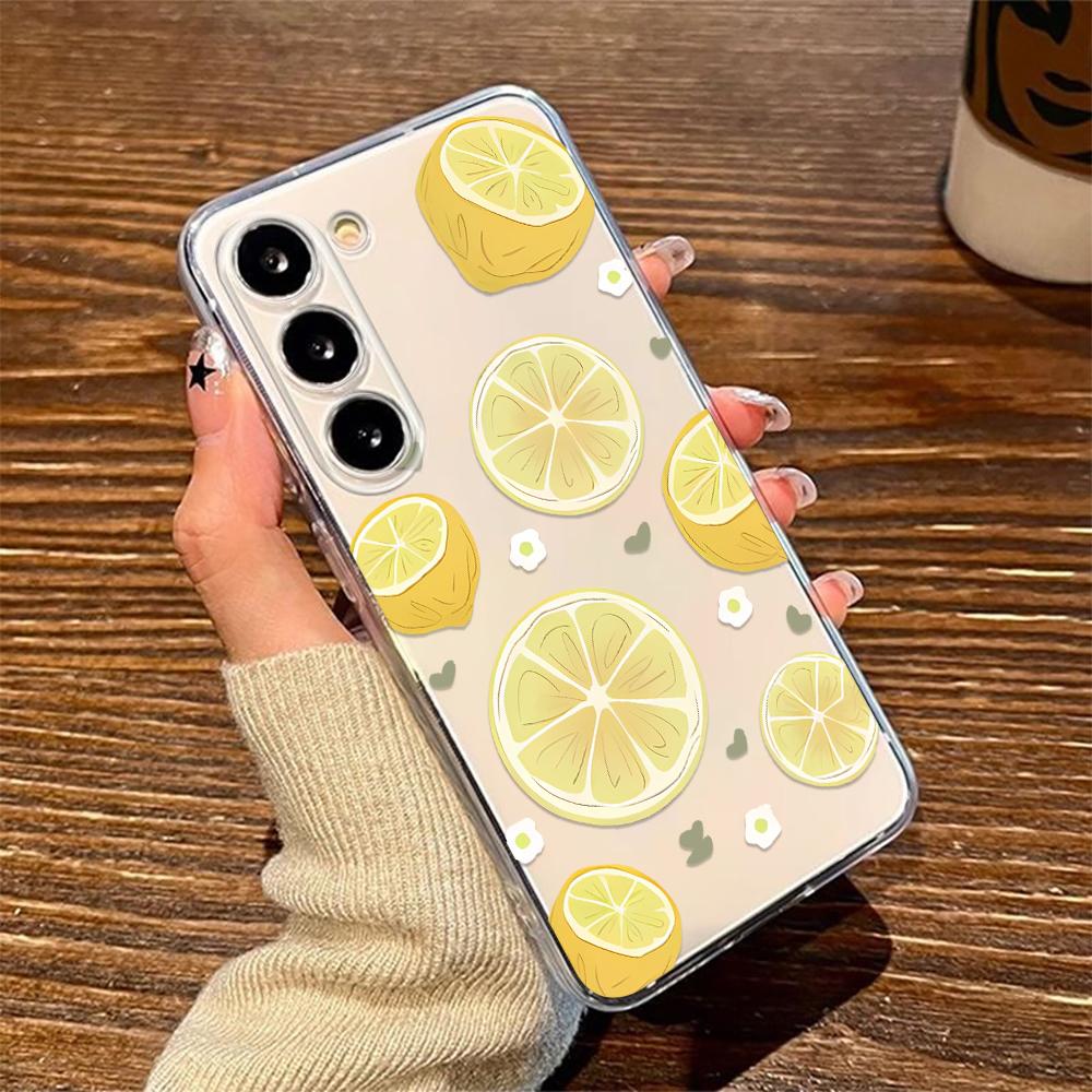 Slim Soft Phone Case For Samsung Note 20 Note 20 Ultra Note10 Note10 Plus M23 5G F23 5G M53 5G Lemon Slices Anti-Drop Cover