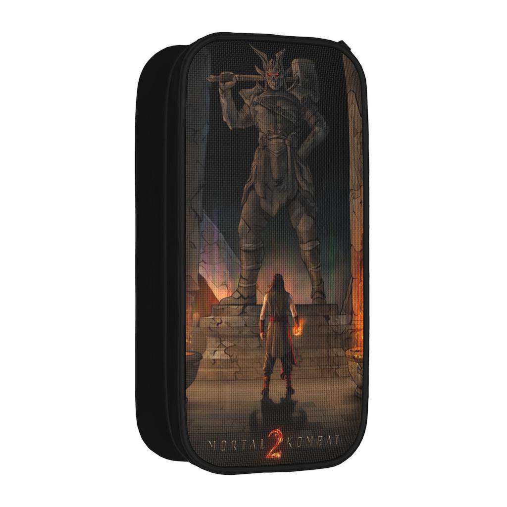 Mortal Kombat II Moive 2026 Merch Pencil Case Large-capacity Kids School Supplies Pencil Bag Suprise Gift