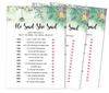 Inkdotpot Bridal Wedding Shower Bachelorette Party Bulk Blank Square Fill In Gift Ideas 50A  Greenery
