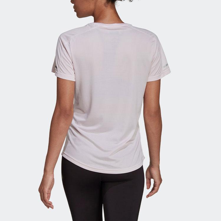Adidas Solid Color Running Sports Quick-Dry Breathable Round Neck Short Sleeve Raglan T-Shirt Women Tops HD0658