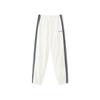 Skechers Sports League Series Logo Comfort Fashion Cuffed Casual Pants Women bottoms Cotton-Candy-White L125W090-0074