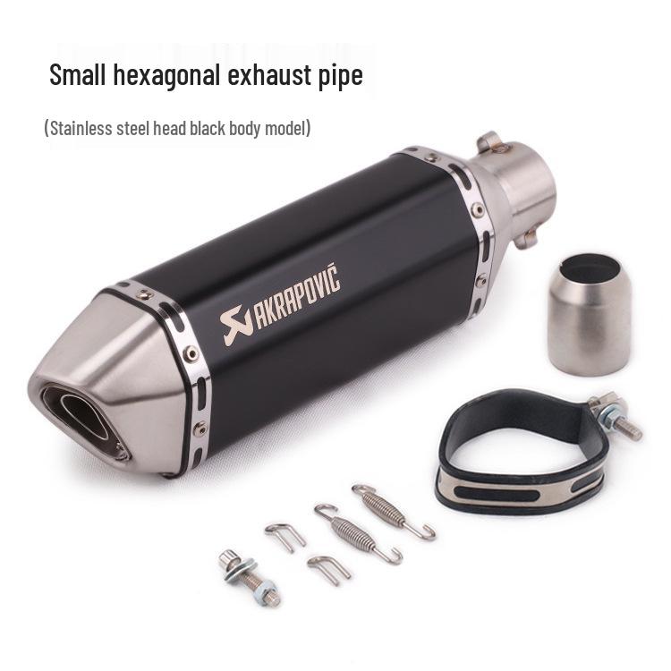 Hexagonal Exhaust Pipe for Motorcycles: Ninja 250, CBR500R, R3, GSX1000