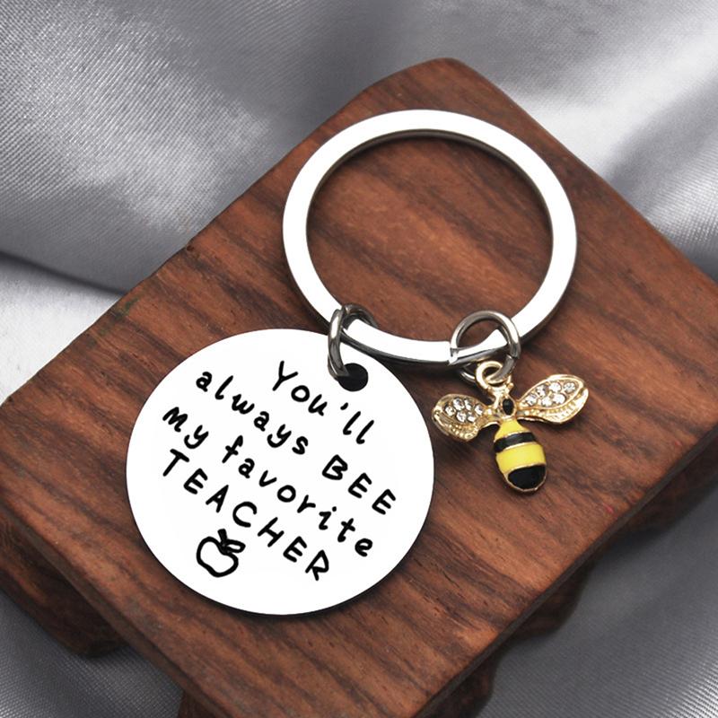 

Thanksgiving Student Send Teacher Gift Write You‘Ll Always Be My Favorite Teacher Keychain