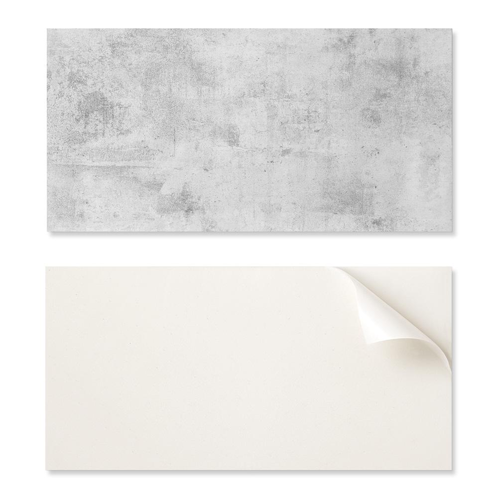 Panel Winylowy Z Dekorem Do Kuchni Lub Łazienki 100X50 Cm Tekstura Surowego Betonu