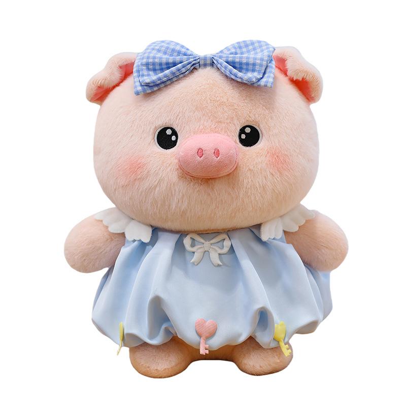 Super Cute Love Key Pig Plush Toy Wedding Throws and Sprinkles Gifts for Chinese Valentine's Day Celebrations for Girls
