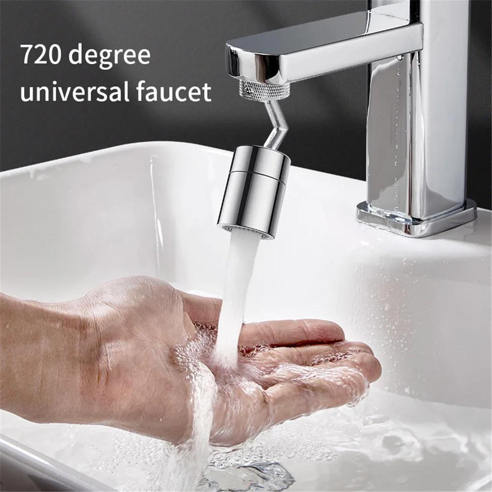 Universal Splash Filter Faucet Spray Head 720 Degrees Water Outlet Faucet Extender Bubbler Sprayer Kitchen Bathroom Accessories