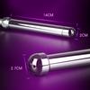 Faucets Brushed Anal Douche Cleaning Enemator with 3 Styles Head Plug Enema Metal Anal Cleaner