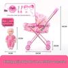 Dollhouse Stroller: Pretend Play Toy for Children