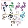 92MF 10/14/15 Pcs Snake Shape Crochet Rings Tension Guide Yarn Rings Knitting Accessories for Mother Women
