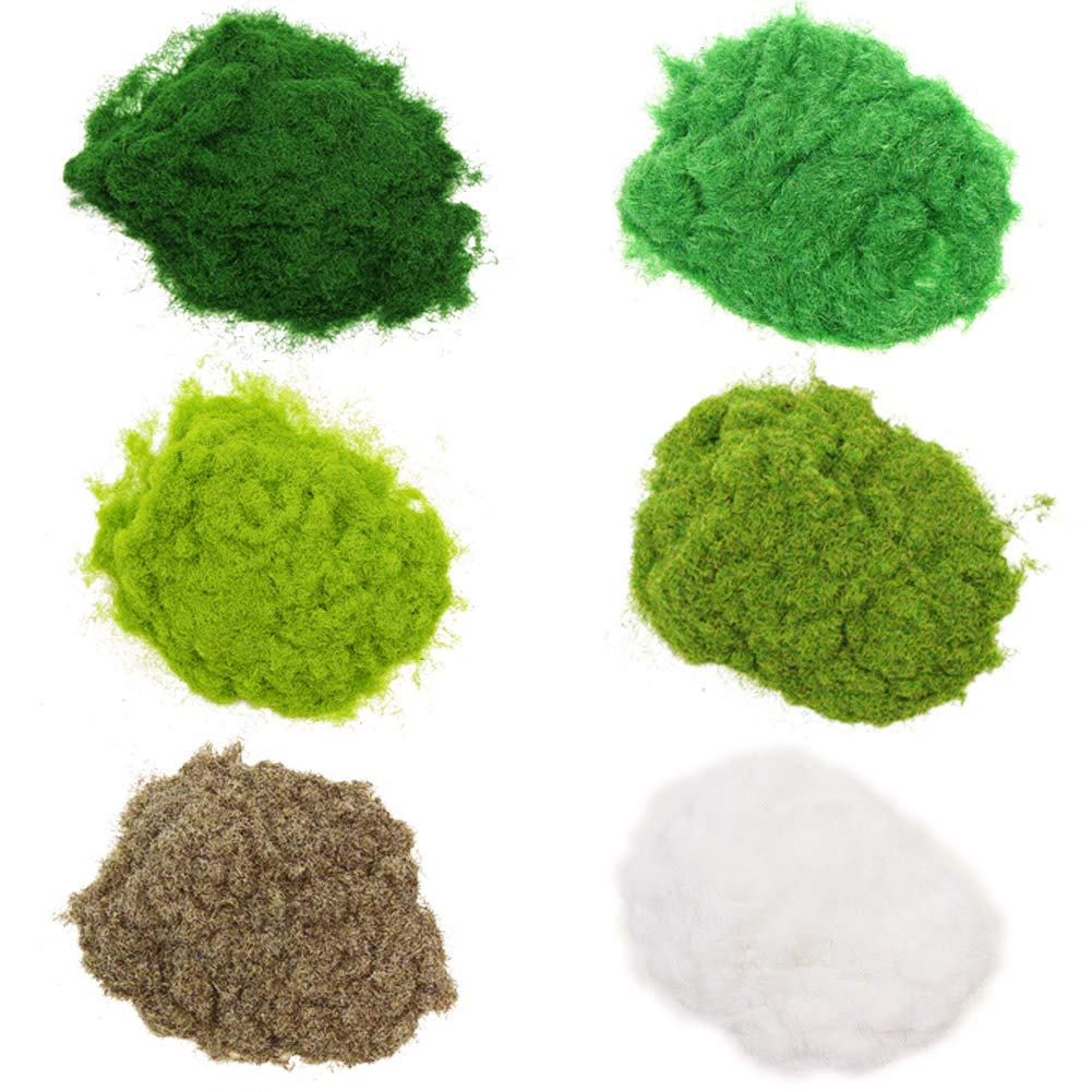 Artificial Grass Powder, Model Grass, 2mm, for Grass Models, Building Models, Decorations, Landscapes, Miniature Gardens, Railway Models, Dioramas, DI