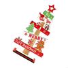 Gingerbreads Man Christmas Tree Sign Wooden Ornament For Holiday Shelf Display Festive Home Decoration And HX6C