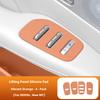 4Pcs for Changan Deepal S07 2026 Car Door Lifting Window Control Button Protective Pad Silicone Scratch Resistant Protective Pad