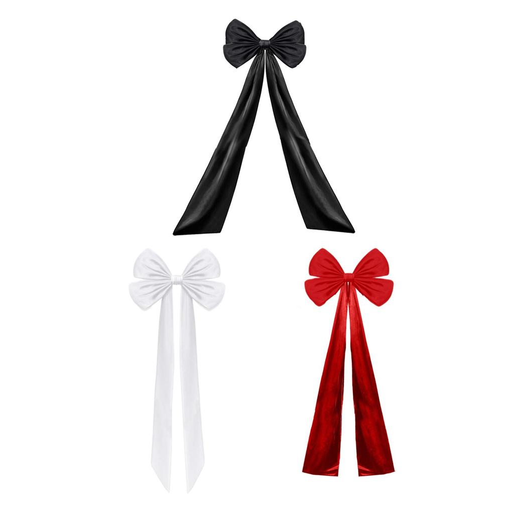 Christmas Tree Topper Bow Decor Christmas Giant Bow with Long Streamers