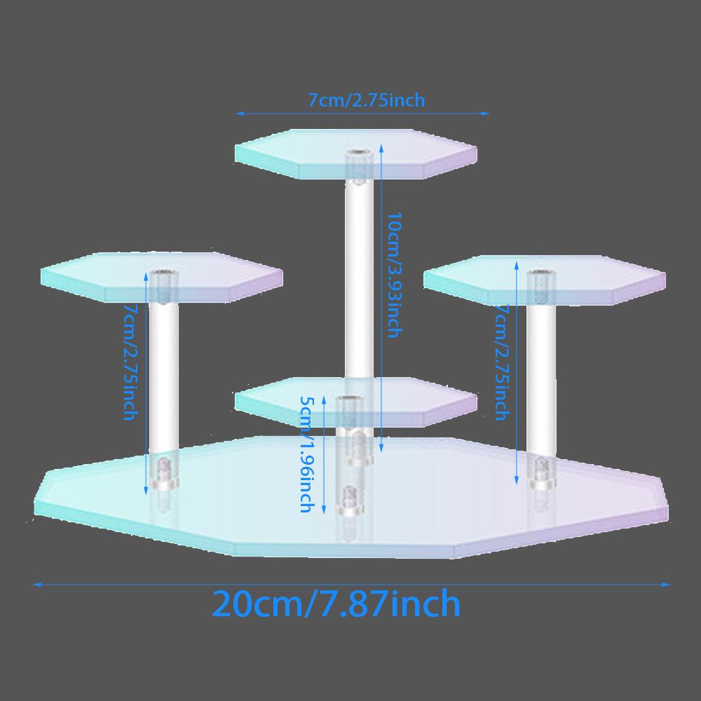 Acryl-Aufsteller transparent Desktop Blind Box Figuren Aufbewahrungsständer Parfüm Schmuck Schmuckaufbewahrungsständer