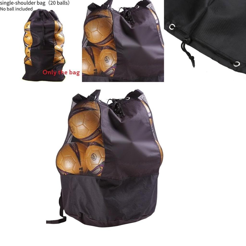 Large Durable Canvas Sports Ball Bag Multi-purpose Backpack Perfect For Soccer And Basketball